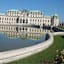 Das Wasserbassin am Oberen Belvedere, einer der schönsten Orte in der barocken Parkanlage.