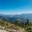 Schöner Ausblick vom Spitzstein zum Kaisergebirge