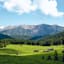 Blick auf das Sonnwendjoch und die Almwiesen der Valepp