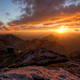 Sonnenuntergang am Hochschwab