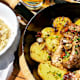 Tiroler Gröstl mit Krautsalat von der Coburger Hütte