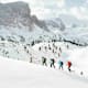 Mit Schneeschuhen quer über das Dachsteinmassiv