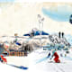 Skifahren in Leogang, Salzburg