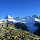 Die höchsten Berge der Alpen und ihre Hütten