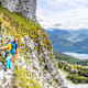 7 Klettersteige an Seen: Die schönsten Eisenwege mit Badeplatz