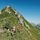 Montafoner Runde Plus, Etappe 1: Vandans – Geißspitze – Lindauer Hütte