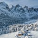 Winterwanderung Corvara - Colfosco - Pisciadú Wasserfälle