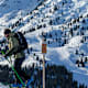 Pistenskitour: Aufstiegsroute Holzalm im Skigebiet Hochfügen Zillertal