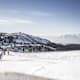 Der Winter-Panoramaweg bei der Schwarzseespitze