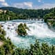 Von Dachsen um den Rheinfall bei Schaffhausen