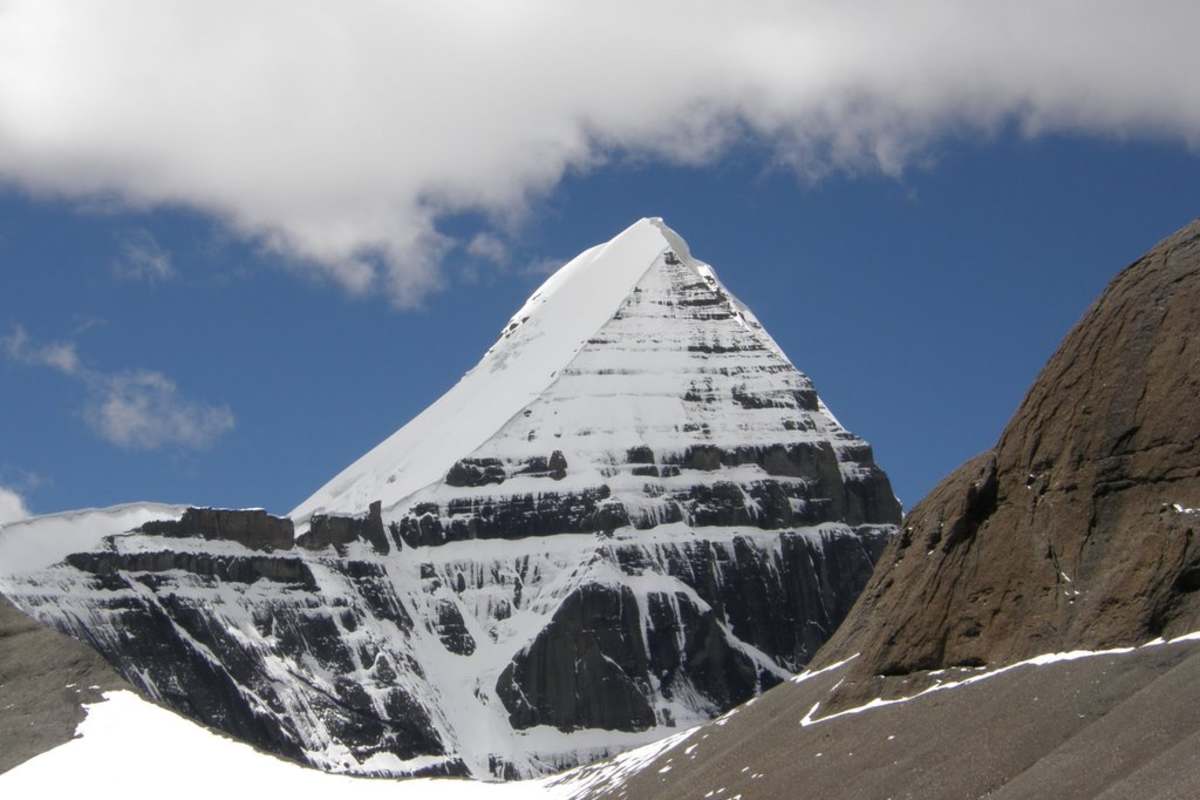 Der Mount Kailash in Tibet, von Osten