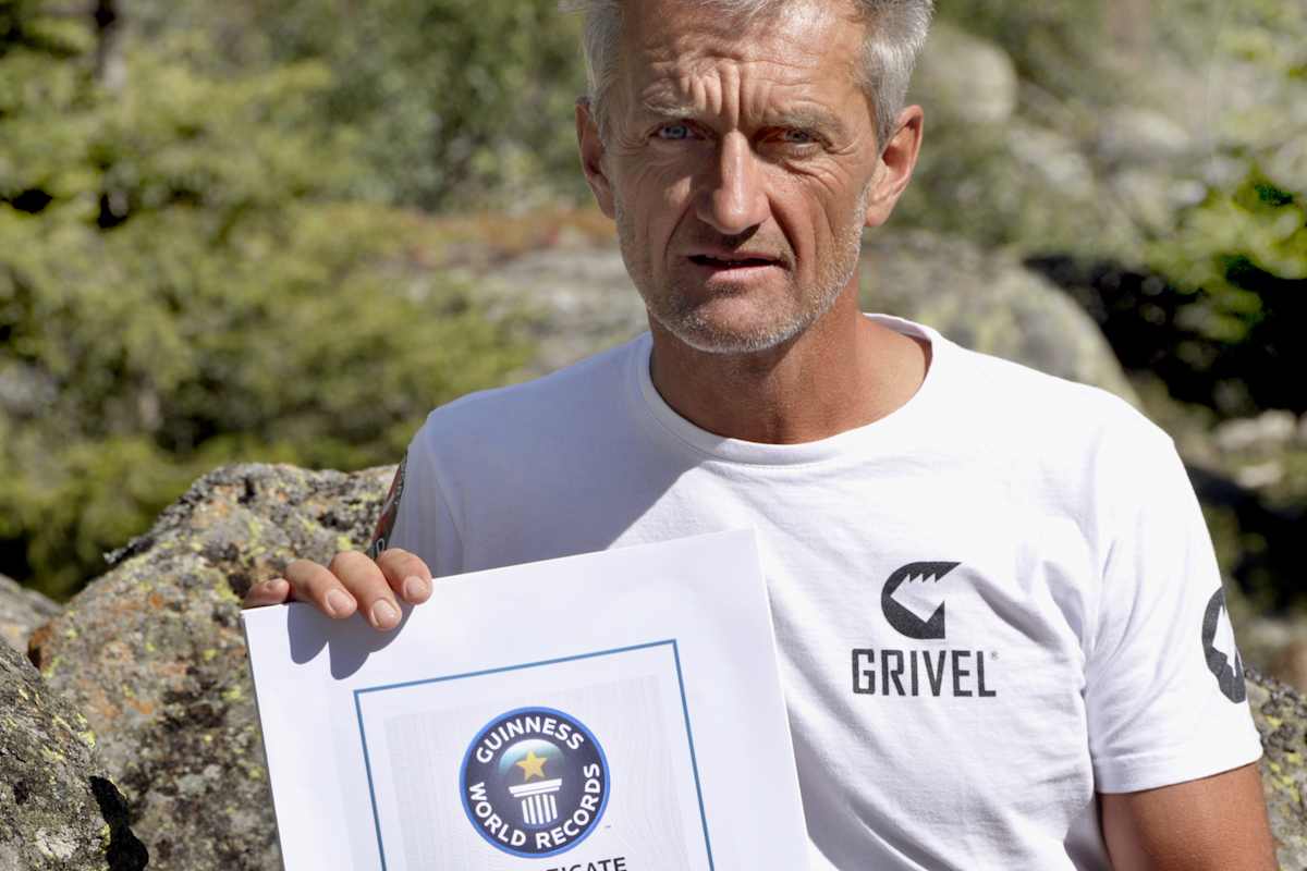 Christian Stangl mit seinem GUINNESS Buch der Rekorde Eintrag