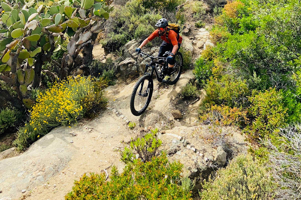 Die letzten Trailmeter vor Pomonte.