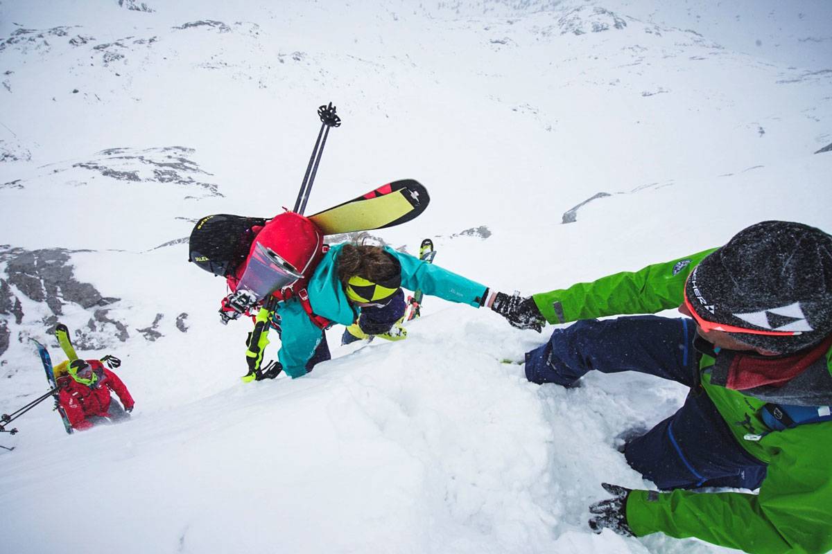Egal ob bei Sonne, Schneesturm oder Nebel – die Transalp ist ein einmaliges Erlebnis 