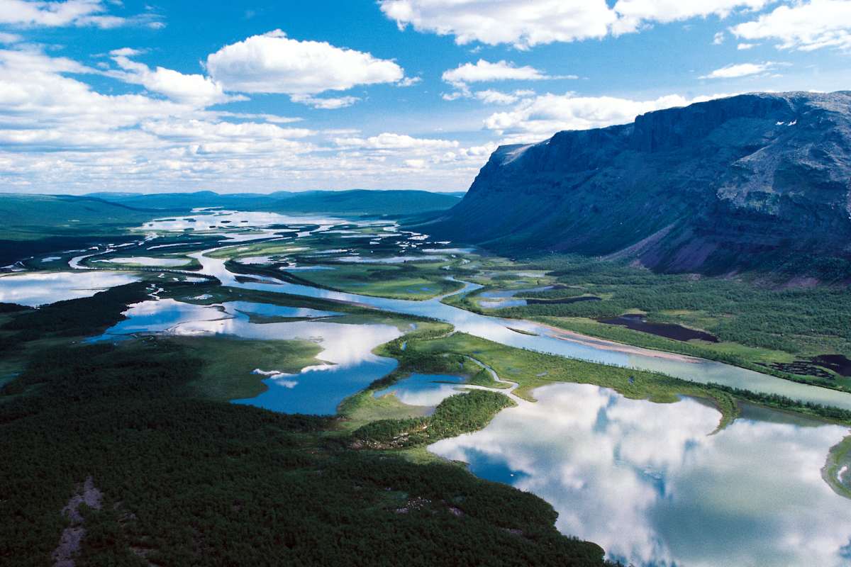 Das Rapadalen im Sarek-Nationalpark.