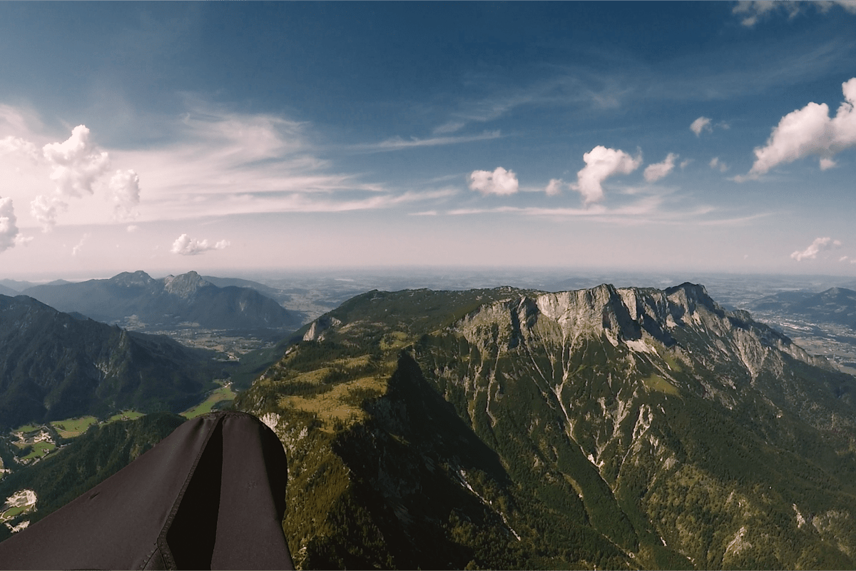 Christian Lobensommer hoch über dem Steinernen Meer