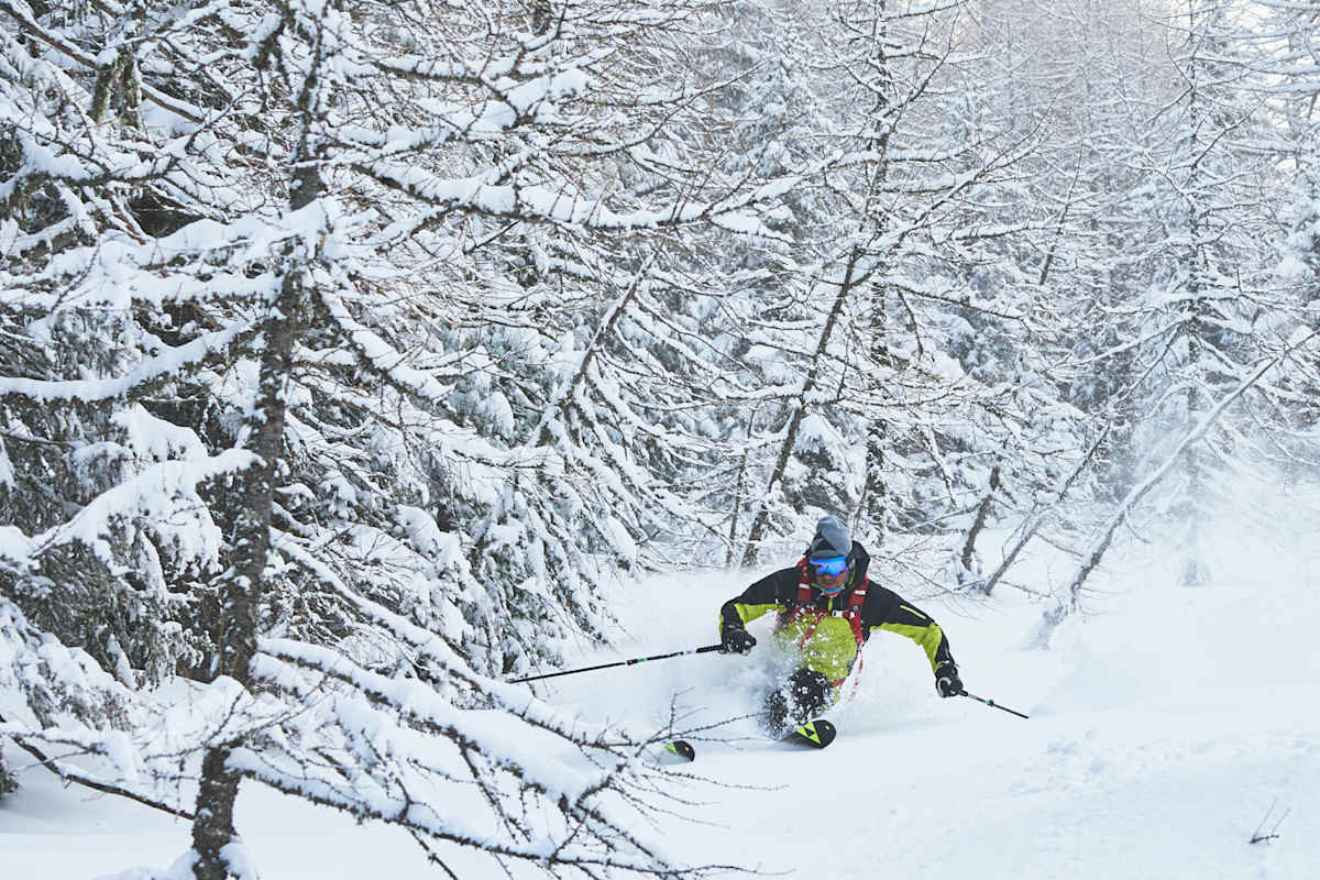 Genau so soll es sein: unberührter Powder soweit das Auge reicht