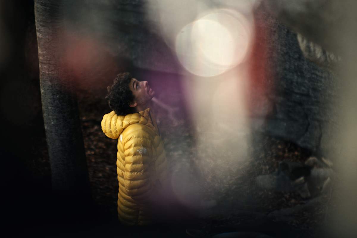 Voll fokussiert: Zug um Zug der Route „Tribe“ hat der Südtiroler Larcher einstudiert