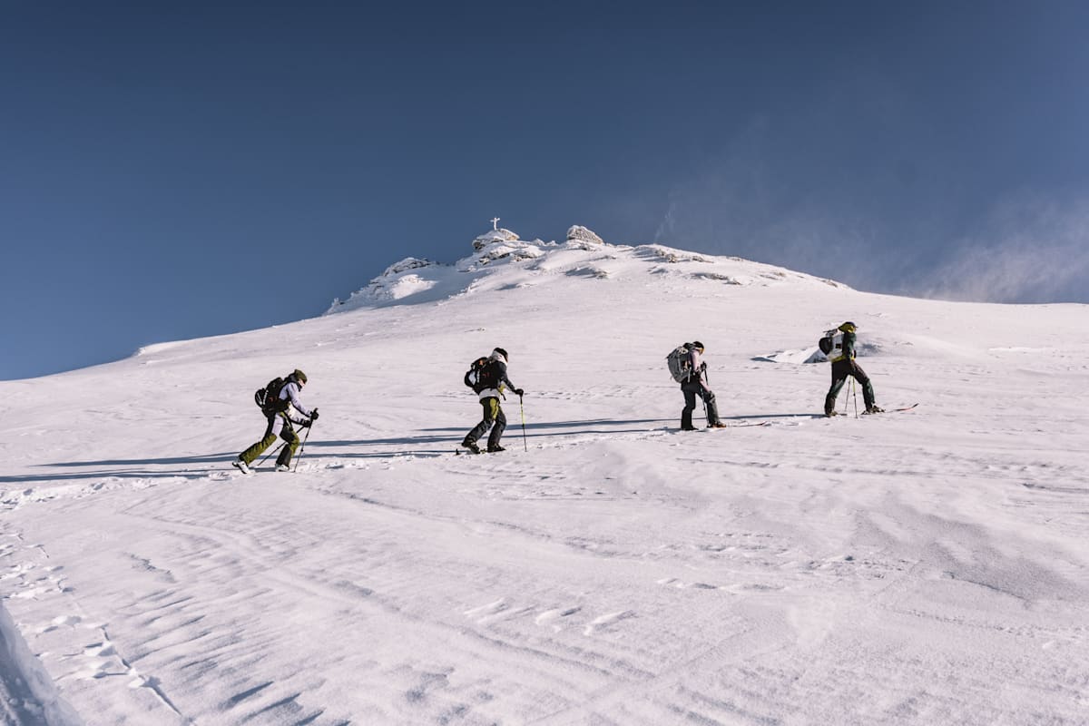 Aufstieg Skitour