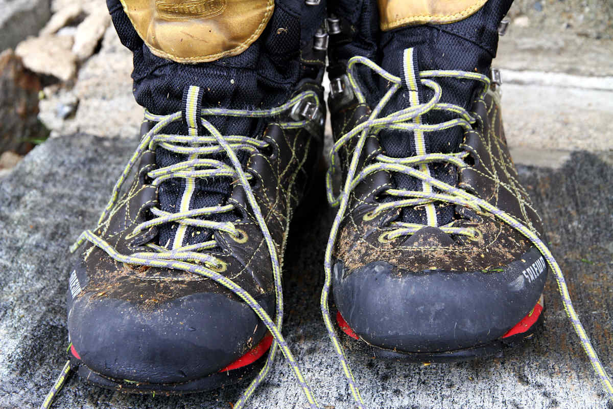 Original Wien-Nizza Schuhe kurz vor dem Ziel
