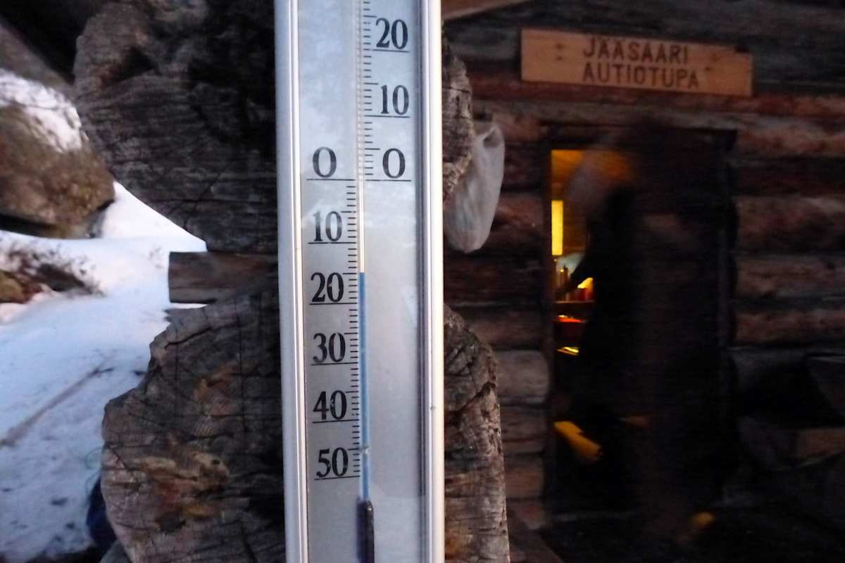 Skiwandern Inarisee Lappland