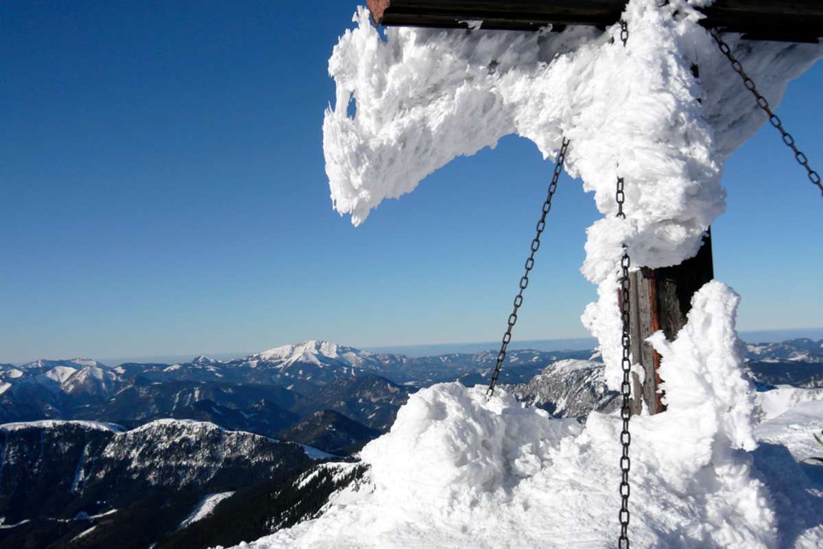 Gipfelkreuz Schallerrinne/Veitsch