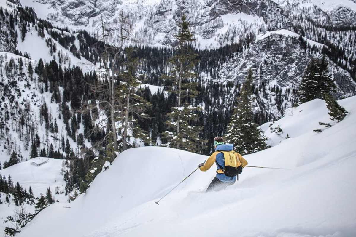 Die Kleine Berchtesgadener Reibn, Abfahrt