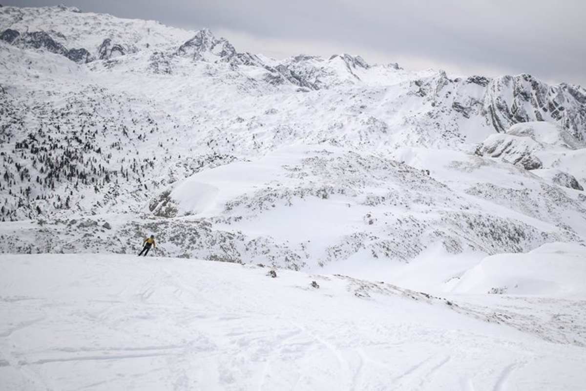 Die Kleine Berchtesgadener Reibn, Schneelandschaft