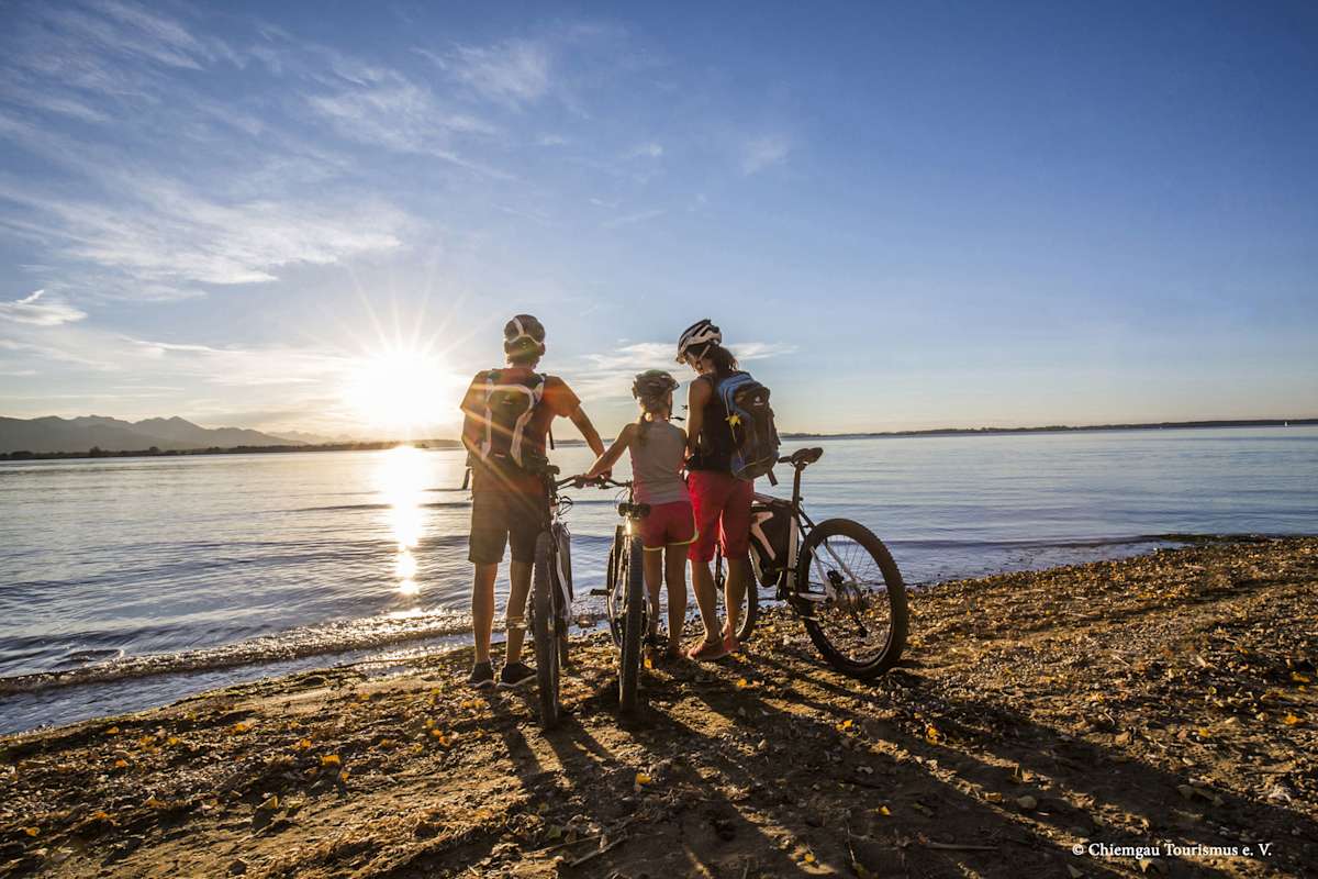 eBiker in der Region Chiemsee-Chiemgau in Oberbayern