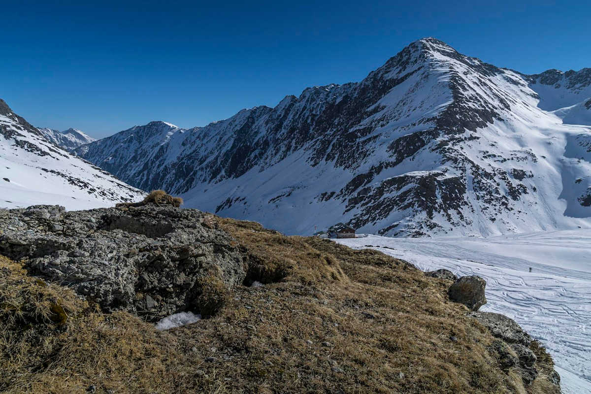 Schneeschuhtour Pforzheimer Hütte, Stubaier Alpen, Tirol