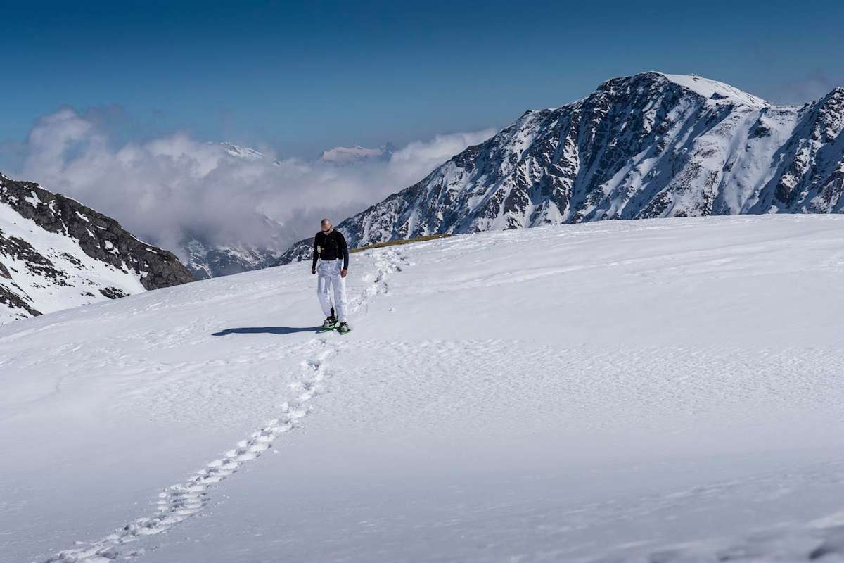 Schneeschuhtour Pforzheimer Hütte, Stubaier Alpen, Tirol