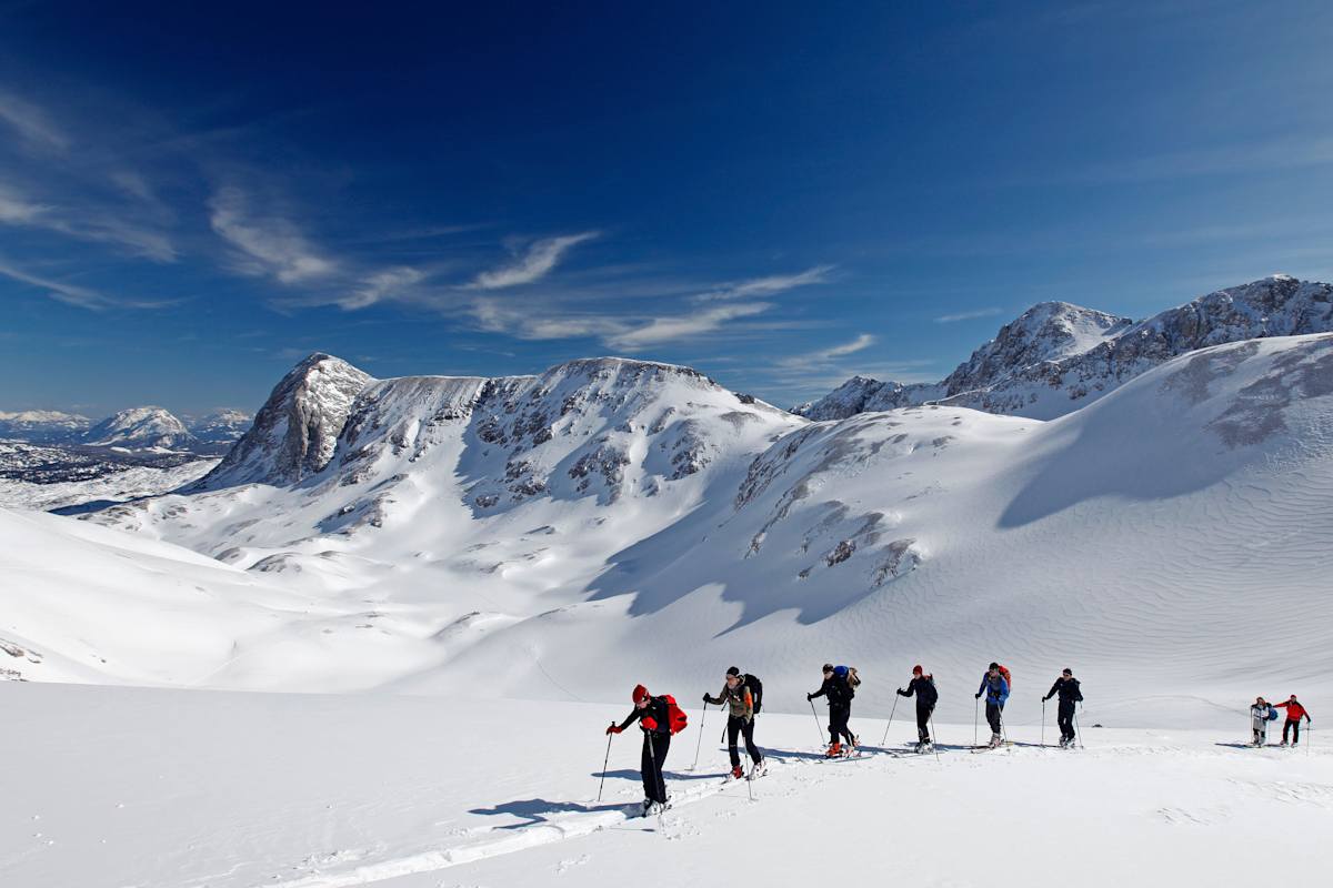 Skitourengeher am Dachstein