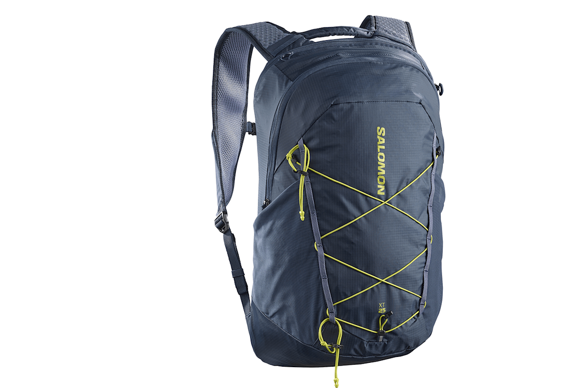 Der Wanderrucksack von Salomon in Blau.