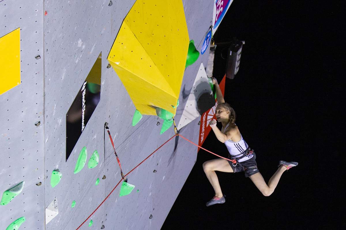 Favoritin auf den Vorstiegs-Titel bei den Damen: Janja Garnbret aus Slowenien