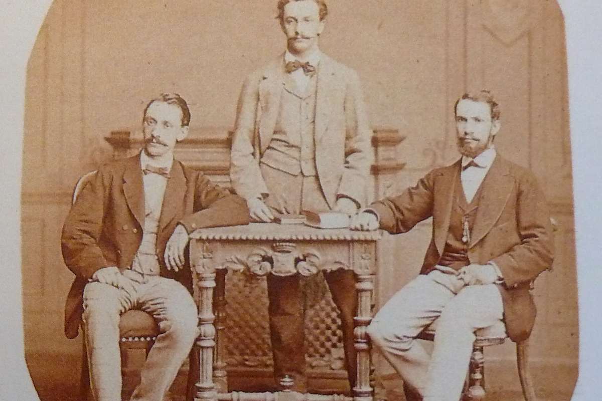 Die Brüder Stüdl um 1867