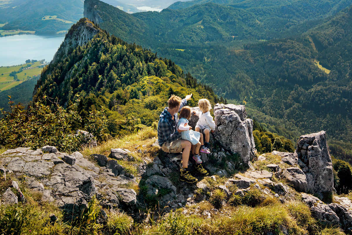 Ausblick vom Schober in Oberösterreich 