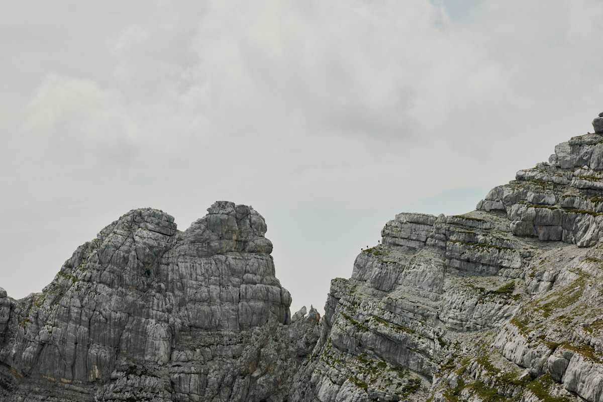 Im schroffen Kalk der Loferer Steinberge lässt es sich wunderbar klettern