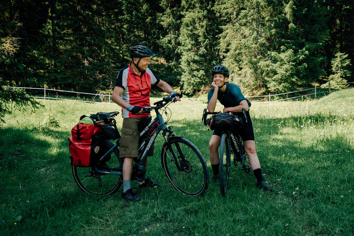 Von Isarradweg bis Allgäu-Rundtour: Ankes Vater macht auch mit 82 noch Mehrtagestouren mit Gepäck