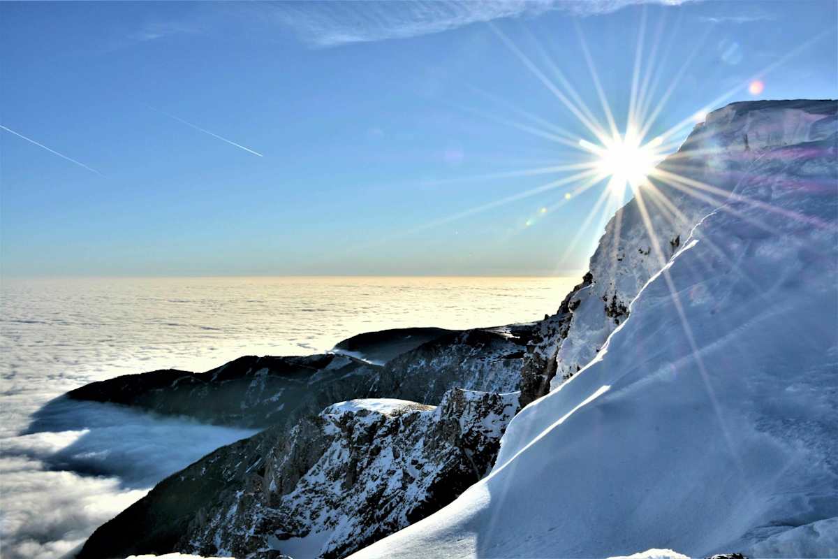 Der Schneeberg: Der höchste Berg Niederösterreichs im winterlichen Gewand