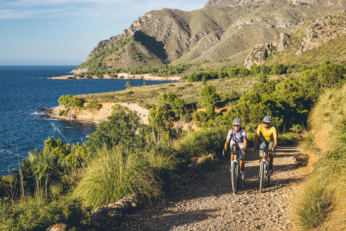 Gravelbiken auf Mallorca am Meer