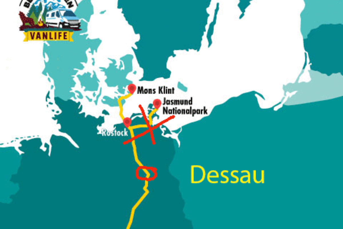 Die dritte Etappe führte Laura von Dessau (DE) nach Møns Klint (DK)