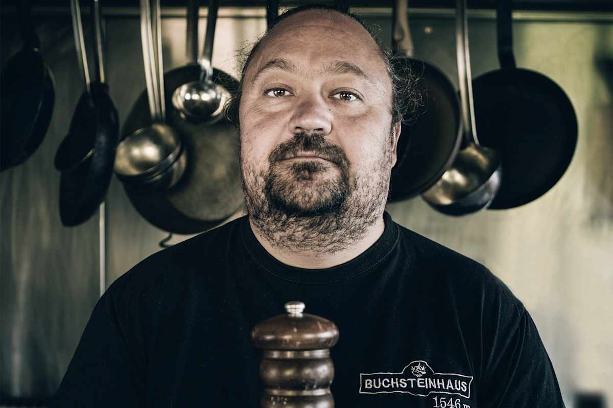 Hüttenwirt Helmut Tschitschko