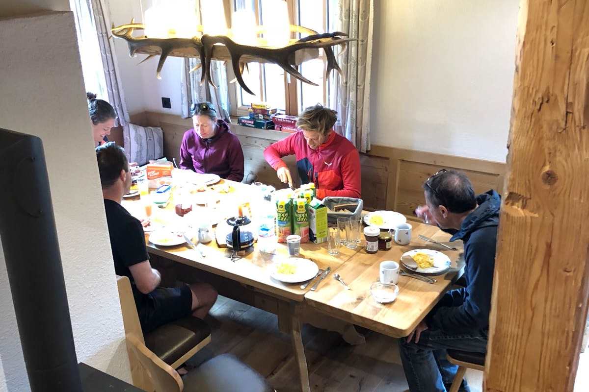 Frühstück auf der Lengau Alm