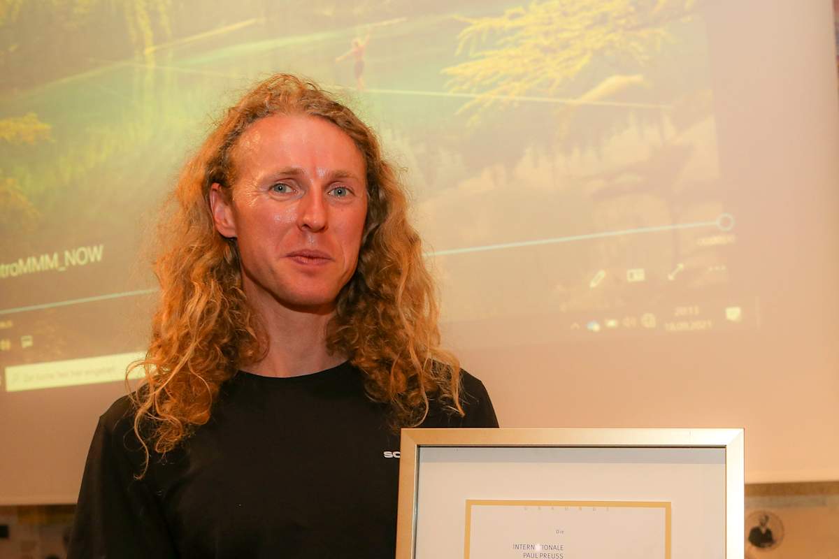 Mich Kemeter beim Paul-Preuss-Preis