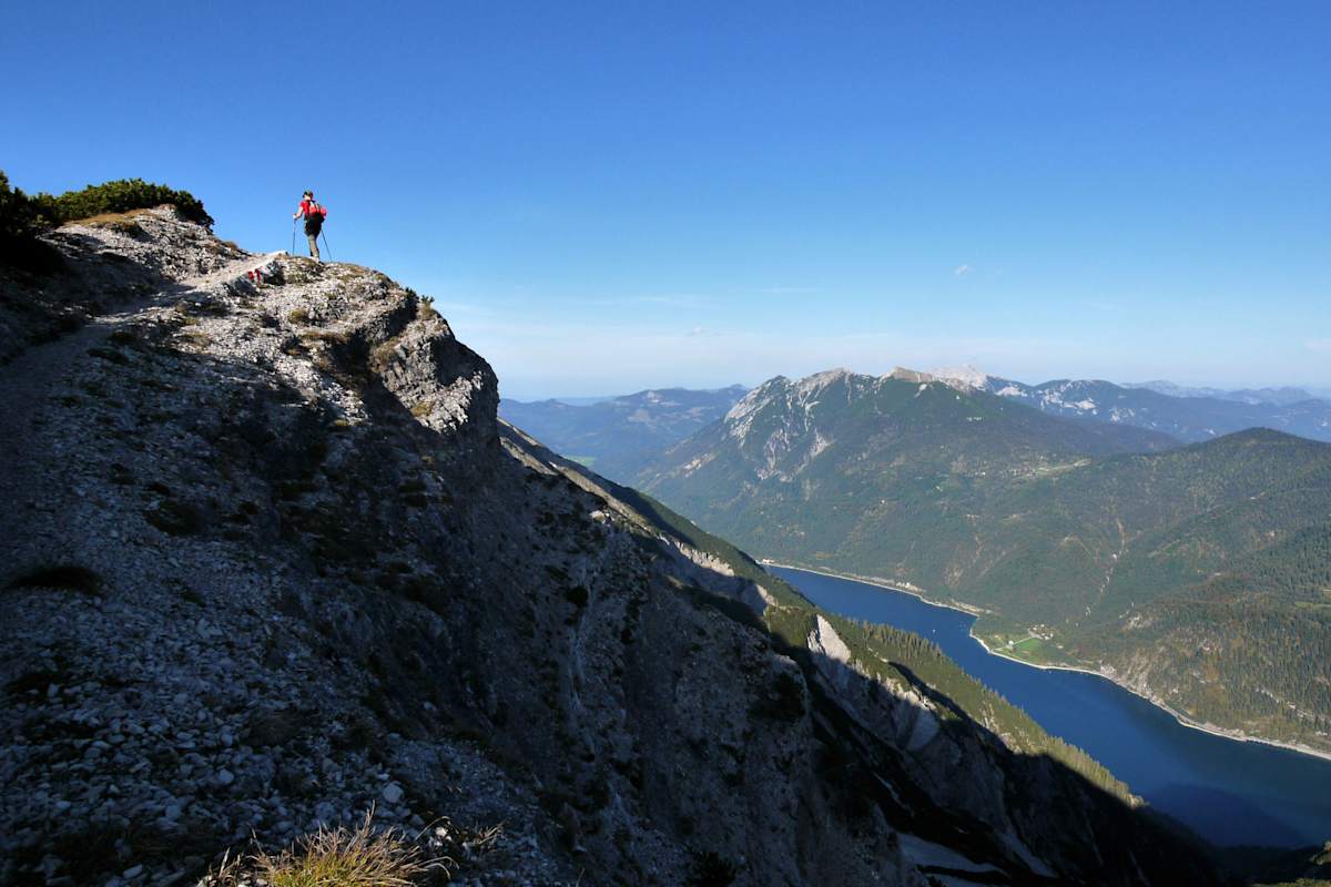 Die letzten Meter zum Gipfel der Seebergspitze