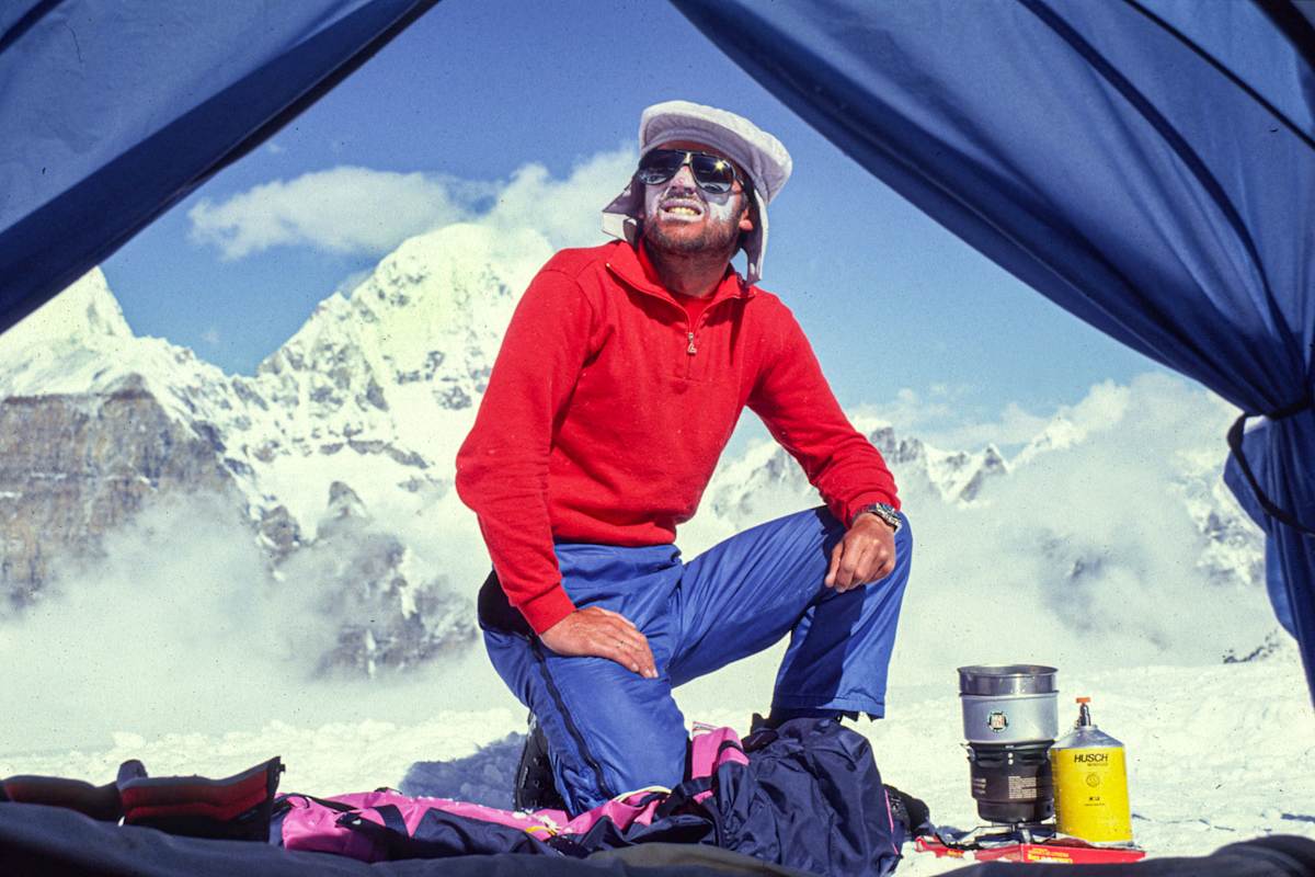 Peter Habeler am Kangchendzoenga