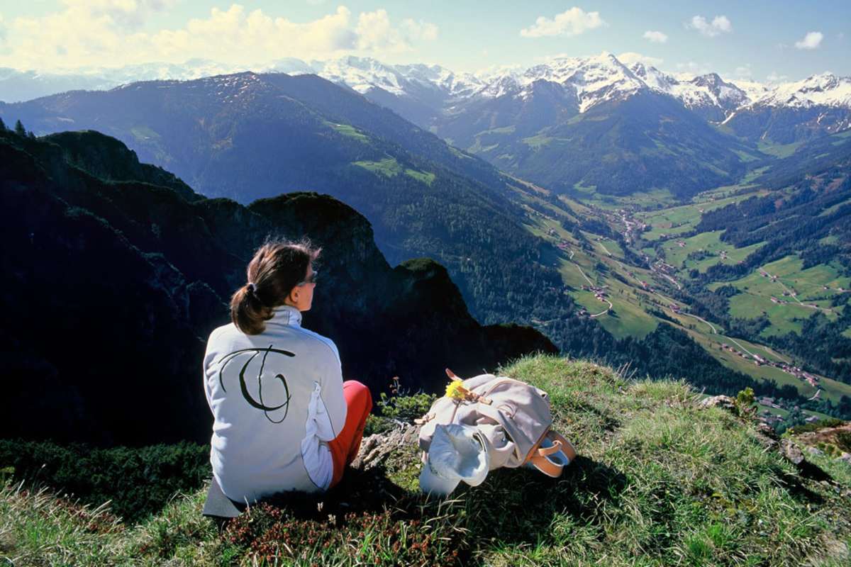 Blick vom Gratlspitz auf das Alpbachtal