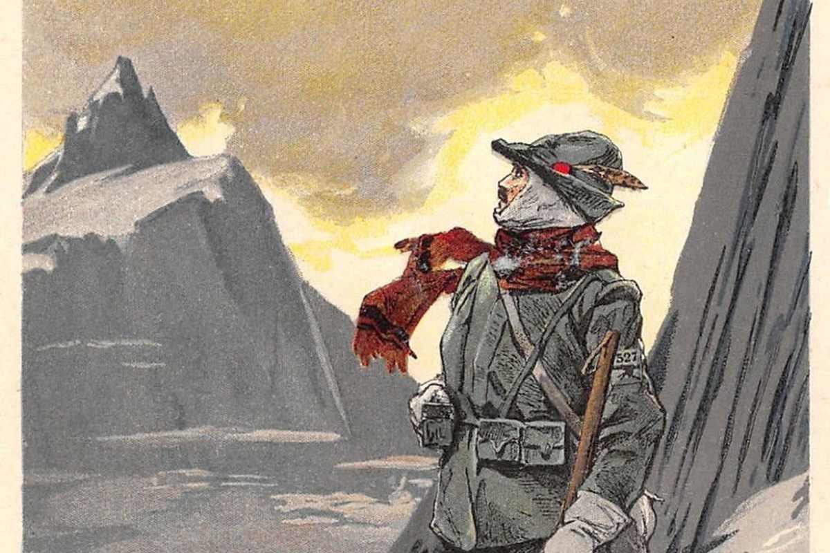 Freiheitskämpfer in Süditalien schmuggelten Sprengstoffe und Waffen über die Berge