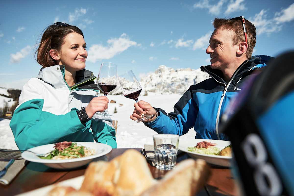 Weinverkostung in Alta Badia