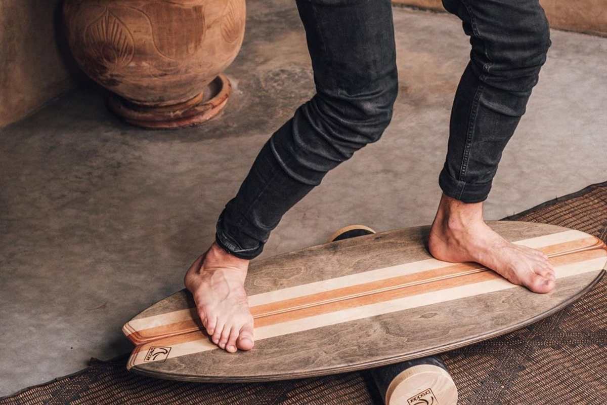 Surftraining für zwischendurch auf dem Balance-Board 